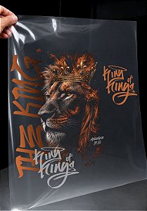 IMPRESSÃO DE DTF - KING OF KINGS - 28X43 CM