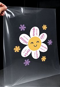 IMPRESSÃO DE DTF -FLOR ADJETIVOS- 23X22CM