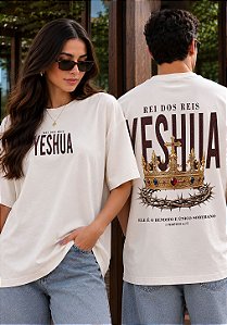OVERSIZED - REI DOS REIS YESHUA COROA - COR MARFIM