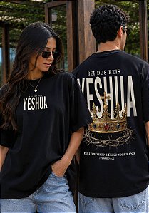 OVERSIZED - REI DOS REIS YESHUA COROA - COR PRETO