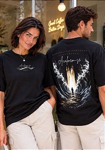 OVERSIZED - MAR ABRINDO ACALMEM-SE - COR PRETO