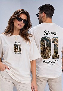 OVERSIZED - SÓ UM É SUFICIENTE - COR MARFIM