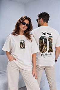OVERSIZED - SÓ UM É SUFICIENTE - COR MARFIM