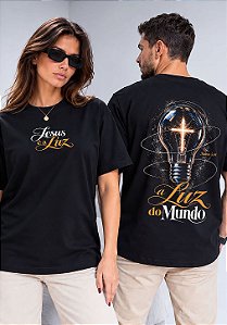 OVERSIZED - A LUZ DO MUNDO- COR PRETO