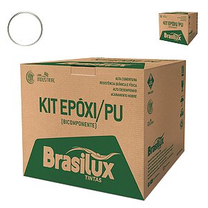 Kit Tinta Epoxi/pu BrancoN9,5 3,6l Brasilux