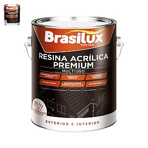 Resina Acrílica Base Agua Para Telha Incolor 3,6l - Brasilux