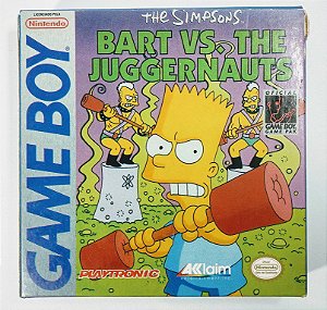 Jogo The Simpsons Bart vs. The Juggernauts Original - GB