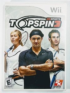 Jogo Top Spin 3 - Wii