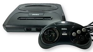 Console Sega Genesis (inclui cartucho com 10 jogos)