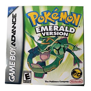 Jogo Pokemon Emerald version - GBA
