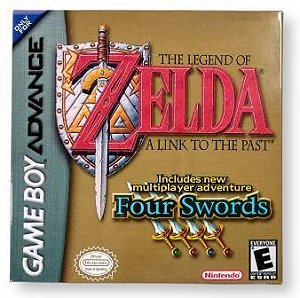 Jogo Zelda a Link to the Past Four Swords - GBA