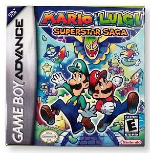 Jogo Mario e Luigi Superstar Saga - GBA