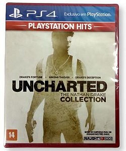 Jogo Uncharted: The Nathan Drake Collection (lacrado) - PS4