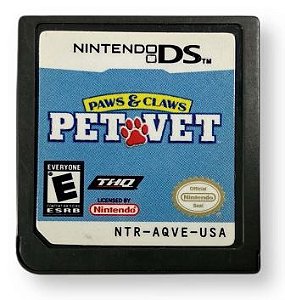 Jogo Paws & Claws Pet Vet Original - DS