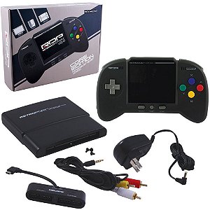 Console Retro-bit Retroduo Portable V2.0 + 2 Jogos (SNES - NES)