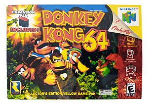 Jogo Donkey Kong 64 Original (inclui Expansion Pak) - N64