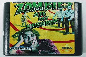 Jogo Zombies ate my Neighbors - Mega Drive