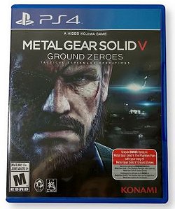 Jogo Metal Gear Solid V Ground Zeroes - PS4