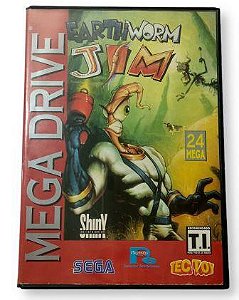 Jogo Earthworm Jim Original - Mega Drive