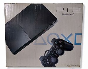 Console Sony Playstation 2 Slim (2 Controles, Memory card e 5 jogos) - PS2