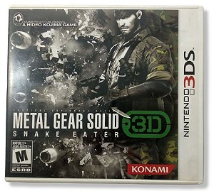 Jogo Metal Gear Solid Snake Eater Original - 3DS - Sebo dos