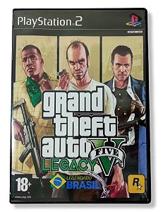 GTA San Andreas Original - PS2 - Sebo dos Games - 10 anos!