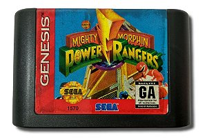Jogo Mighty Morphin Power Rangers Original - Mega Drive