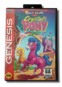 Jogo Crystals Pony Tale Original - Mega Drive