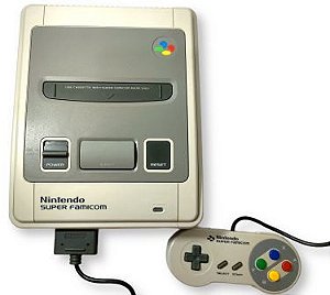 Console Super Famicom Nintendo (com Donkey Kong 2)