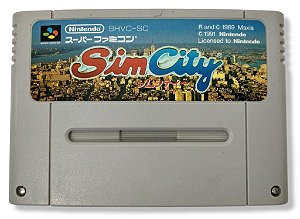 Jogo Sim City - Super Famicom