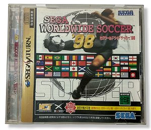 Jogo Sega Worldwide Soccer 98 Original [Japonês] - Sega Saturn