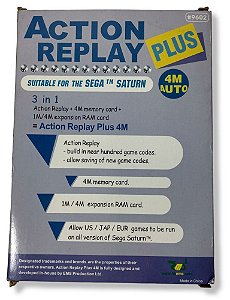 Action Replay Plus 3 in 1 - Sega Saturn