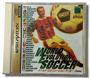 Jogo World Evolution Soccer Original [Japonês] - Sega Saturn