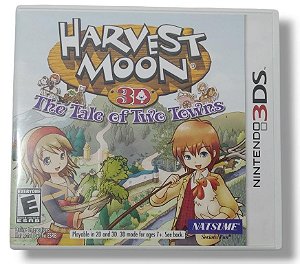 Jogo Harvest Moon 3D The Talle of Two Towns Original - 3DS