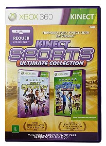 Jogo Kinect Sports Ultimate Collection Original - Xbox 360 - Sebo dos Games  - 10 anos!