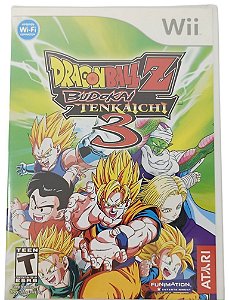 Jogo Dragon Ball Z Budokai Tenkaichi 3 Original - Wii