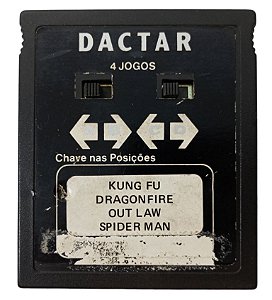 4 in 1 (Kung Fu - Dragonfire - Out Law - Spider Man) - Atari