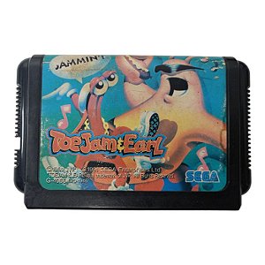 Jogo Toejam & Earl Original [JAPONÊS]- Mega Drive