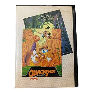 2 in 1 (Quackshot e Mickey Mouse Castle of Illusion) - Mega Drive