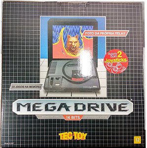 "Novo" Mega Drive Tectoy (2 controles e 1300 jogos na memória)