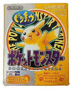 Jogo Pokemon Yellow Original [JAPONÊS] - GB