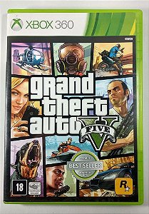 Xbox 360 Super Slim Original + Jogo GTA 5 Grand Theft Auto V Original -  Desconto no Preço