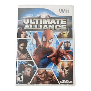 Jogo Marvel Ultimate Alliance Original - Wii