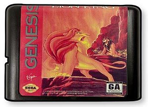 Jogo The Lion King (Rei Leão) - Mega Drive