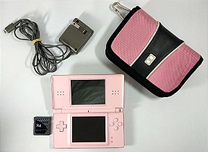 Nintendo DS Lite Rosa + Flashcard - NDS