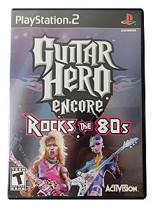 Jogo Guitar Hero Encore Rocks the 80s Original - PS2