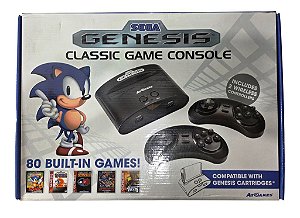 Console GENESIS (MEGA DRIVE) 80 JOGOS NA MEMÓRIA - AT Games