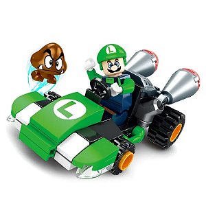Blocos de Montar Luigi Kart
