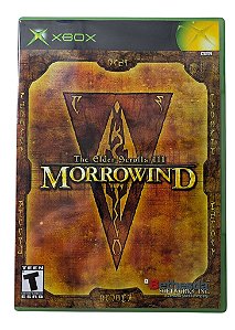 Jogo The Elder Scrolls III Morrowind (Disco Original) - Xbox Clássico