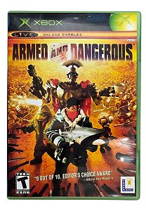 Jogo Armed and Dangerous (Disco Original) - Xbox Clássico